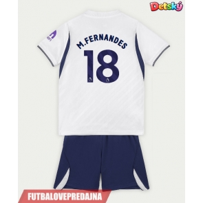 Lacne Dětský Futbalové dres Tottenham Hotspur Mateus Fernandes #18 2026-27 Krátky Rukáv - Domáci (+ trenírky)